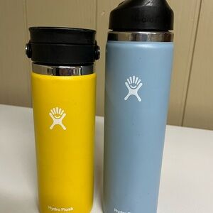Hydro Flask Duo in Vibrant Yellow and Cool Blue